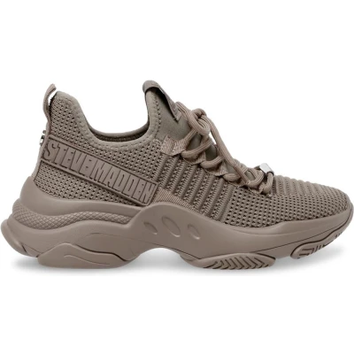 Afbeelding van Steve Madden Sneakers laag taupe, Dames, Maat: 38, Taupe Textiel