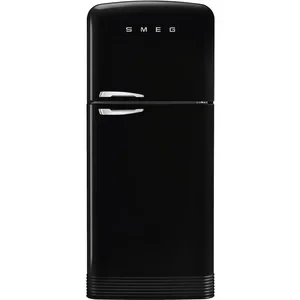 Afbeelding van Smeg FAB50RBL5 koel vriescombinatie Vrijstaand 524 l E Zwart Frigo