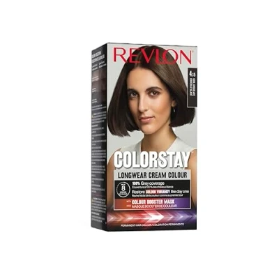 Afbeelding van Revlon HAIR Color COLORSTAY, Longwear Cream Colour Haarverf, Maat: 165 ml, Châtain chocolat glace