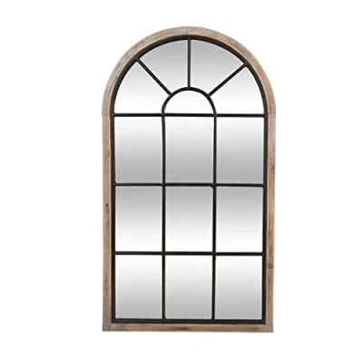 Afbeelding van Atmosphera Spiegel Zoe metaal en hout 60 x 107 cm