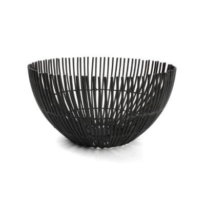 Afbeelding van Salt &amp; Pepper Draadmand 18,5cm H9cm zwart Iris