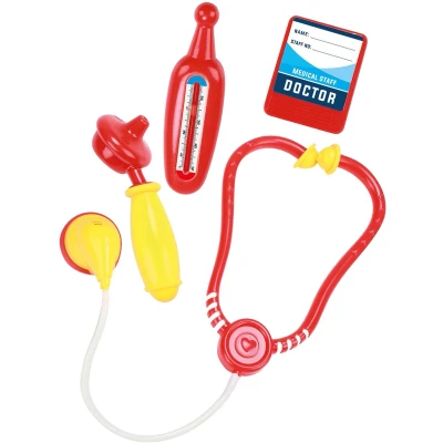 Afbeelding van Toi Toys Doktersset in Tas met Spuit en Thermometer