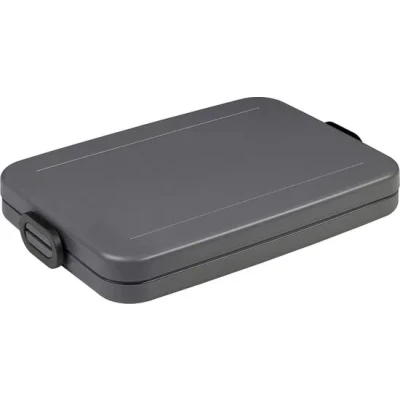 Afbeelding van Platte Lunchbox Zwart Take a Break Mepal Bpa en melaminevrij