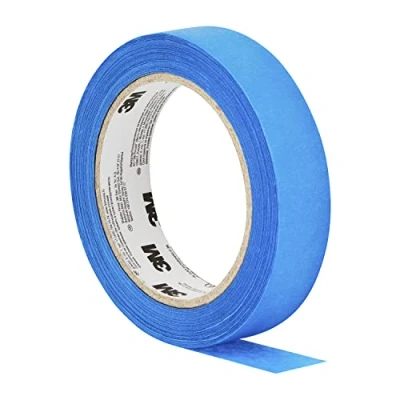 Afbeelding van ScotchBlue Afplakband voor meerdere oppervlakken, 3 rollen, 24 mm x 41 m, Scotch multifunctionele tape schilderwerk en decoratie, binnen buiten, 70% PEFC