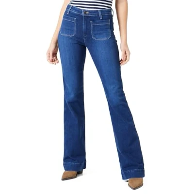 Image de Wrangler Femme Jeans Flare, Délavé, 38W / 32L