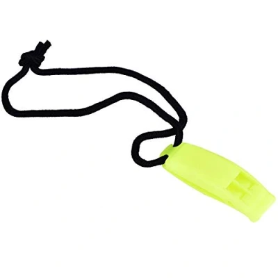 Afbeelding van Noodfluitje, noodfluitje om te duiken, 3 kleuren (gelig groen)
