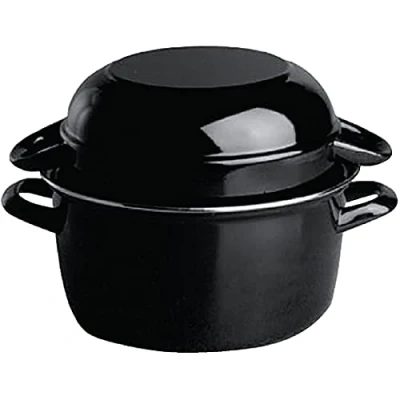 Afbeelding van Assheuer + Pott APS serveer mosselpot voor,kg, Pan steelpan, Zwart