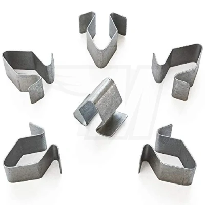 Afbeelding van Lot de 20 clips fixation en métal pour moulures et revêtement extérieur 4A0867276