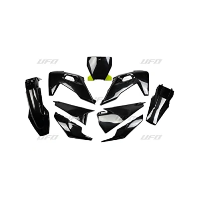 Afbeelding van UFO Plastickit Husqvarna TC125 TC250 FC250 FC350 FC450 2019 2022 Zwart