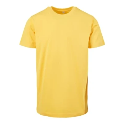 Image de Build your Brand T shirt à col rond basique pour homme En coton avec Disponible dans de nombreuses couleurs Tailles XS 5XL, Jaune taxi, M