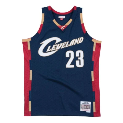 Afbeelding van Mitchell &amp; Ness NBA Swingman Alternate Cleveland Cavaliers 08 Lebron JAME Top, Heren, Maat: Small, Navy