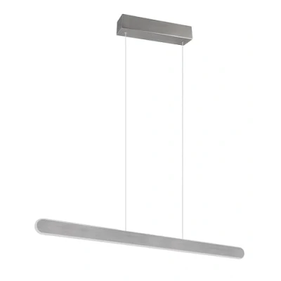 Afbeelding van TRIO HELIOS Hanglamp Geborsteld aluminium incl. 1x SMD 28W 4 Niveaus touchschakelaar Aanpasbare lichtkleur