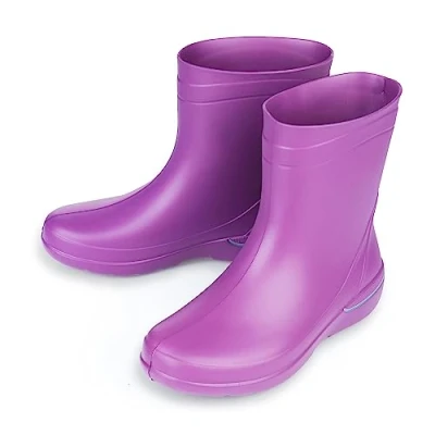 Afbeelding van ESTRO Regenlaarzen voor dames Rubberen laarzen dames, CR01, Pruim