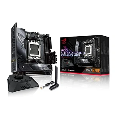 Afbeelding van Asus ROG STRIX X670E I GAMING WIFI Moederbord Socket AMD AM5 Vormfactor Mini ITX chipset AMD® X670