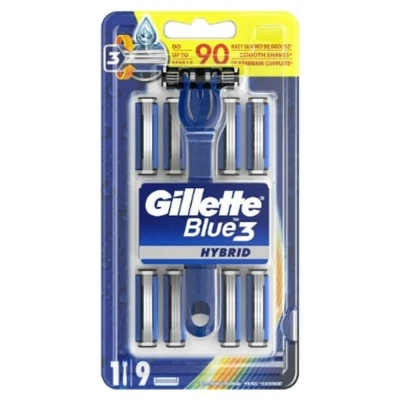 Afbeelding van Gillette Blue 3 Hybride Scheermes + 8 Extra Mesjes