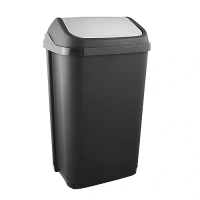 Image de keeeper Poubelle avec Couvercle Basculant, 50 L, Swantje, Gris Graphite