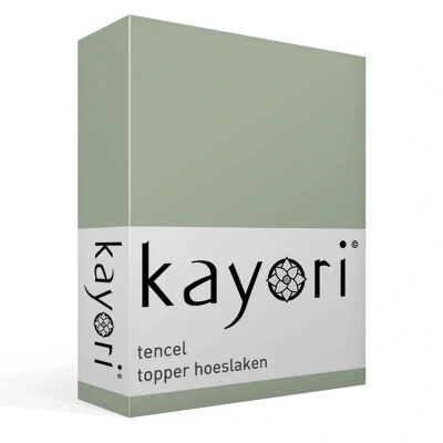 Afbeelding van Kayori Kiyo Topper HSL Tencel 180/200 Saliegroen