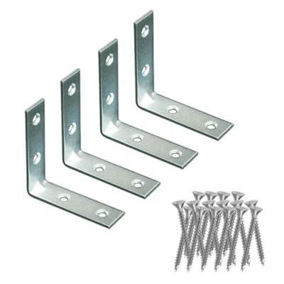 Afbeelding van Hoeksteun EDM 86087 an02 Staal 100 x 15 mm 4 Stuks