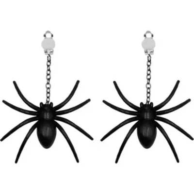 Afbeelding van Boland Paar oorbellen Spin Volwassenen Vrouwen Heks Halloween en Horror Gothic