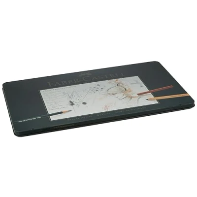 Afbeelding van Pitt Monochrome set Faber Castell 33 delig groot