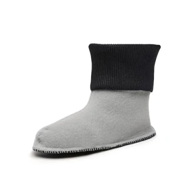 Afbeelding van Ladeheid LA CA 10 11 Rubberen verwarmde sokken voor regenlaarzen kinderen, zwart.