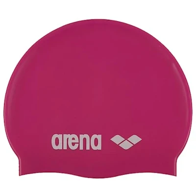 Afbeelding van Arena Badmuts Classic Silicone Jr fuxia/white Default Title
