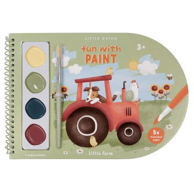 Afbeelding van little dutch verfboek farm