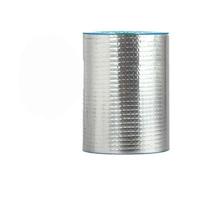 Afbeelding van 5 m sterk aluminium plakband voor dakreparatie, dakbuiswand