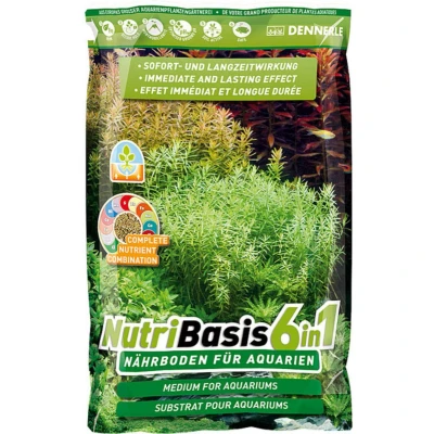 Afbeelding van Dennerle NutriBasis 6in1 Inhoud: 9,6 kilo Complete aquarium voedingsbodem