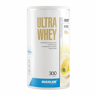 Image de Maxler Ultra Whey Protein 24 g de protéines par portion Pure Powder Avec BCAA Cheesecake au citron 300