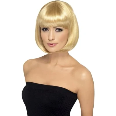 Afbeelding van Pruik Donker blond Partyrama Bobline