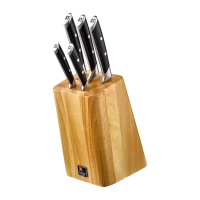 Afbeelding van Richardson Sheffield R Vision 5 Delige Messenset met Blok Hout