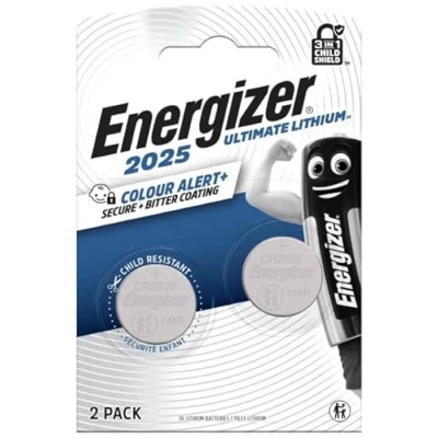 Afbeelding van Energizer Knoopcel CR2025 3 V 2 stuk(s) 155 mAh Lithium E304205900