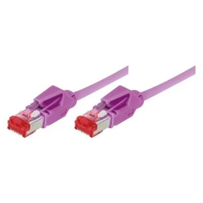 Image de Cordon patch rj45 s ftp cat 6a lsoh snagless violet 0,30 m