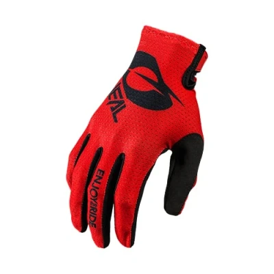 Afbeelding van O&#039;NEAL Fiets en motorcrosshandschoenen MX MTB DH FR Downhill Freeride Duurzame flexibele materialen, geventileerde handbovenkant Matrix Glove Volwassenen Zwart Rood Maat M