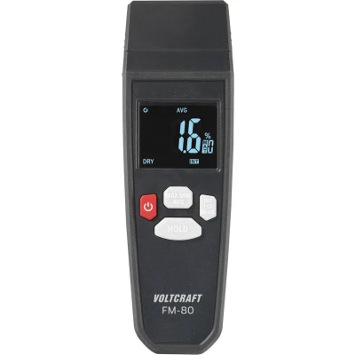 Afbeelding van VOLTCRAFT FM 80 Materiaalvochtmeter Meetbereik bouwvochtigheid 0.20 tot 2.0 % houtvochtigheid (bereik) 6 44 Voor hardhout