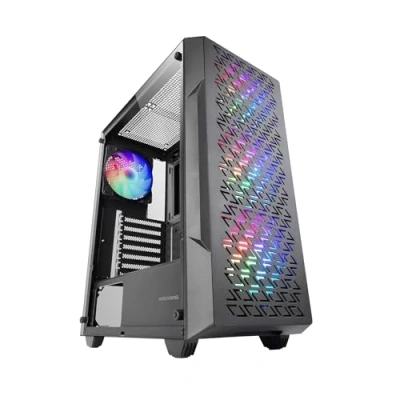 Afbeelding van ATX Semi toren doos Mars Gaming MCGEO Zwart
