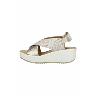 Afbeelding van IGI&amp;CO Sandalen met plateauzool Platino bronzo, Dames, Maat: 38, bronzo Leer