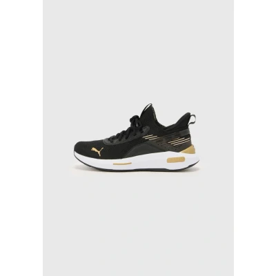Afbeelding van Puma Softride ENZO 5 Unisex Trainingsschoen black/goldcoloured, Maat: 37, Black/gold coloured Kunststof/ textiel