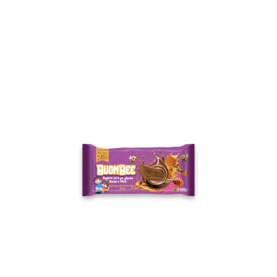 Afbeelding van BuonBee zachte cake met honing en cacao 25g per stuk The Bee Bros Griekenland