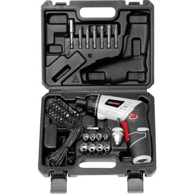 Afbeelding van Dino KRAFTPAKET Multiplex 41 tlg 130226 Accu schroefmachine 3.6 V 1300 mAh Li ion Incl. accessoires