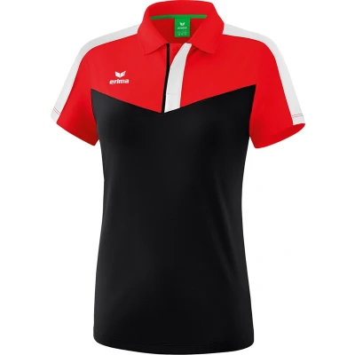 Afbeelding van Erima Squad polo dames rood/zwart/wit