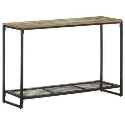 Afbeelding van vidaXL Wandtafel 110x35x75 cm massief gerecycled hout