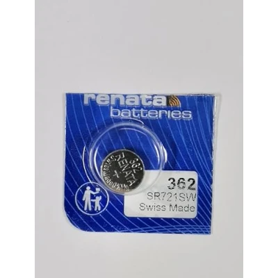 Afbeelding van Renata 362 SR721SW knoopcel 1,55 V, zilver, gemaakt in Zwitserland