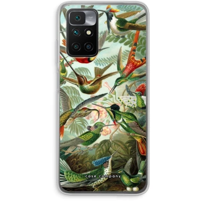 Afbeelding van Case Company® hoesje geschikt voor Xiaomi Redmi 10 Haeckel Trochilidae Soft Cover Telefoonhoesje Bescherming aan alle Kanten en Schermrand