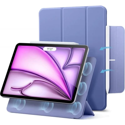 Afbeelding van ESR Rebound Magnetic Hoes Geschikt voor Apple iPad Air 13 (2024) Paars