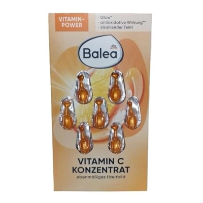 Afbeelding van Balea Vitamine C Concentraat (7 capsules) Huidverzorging Skin care Gezichtsverzorging Antioxidant E