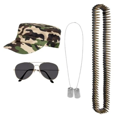 Afbeelding van Boland Set Soldaat Volwassenen Unisex Militairen en Leger