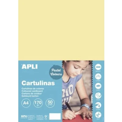 Afbeelding van Apli 16498 vanilleblad, A4, 170 g, 50 stuks