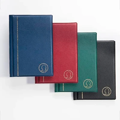 Afbeelding van MC.Sammler Zakalbum voor 96 munten van 1 2 5 euro map muntenverzameling, blauw,